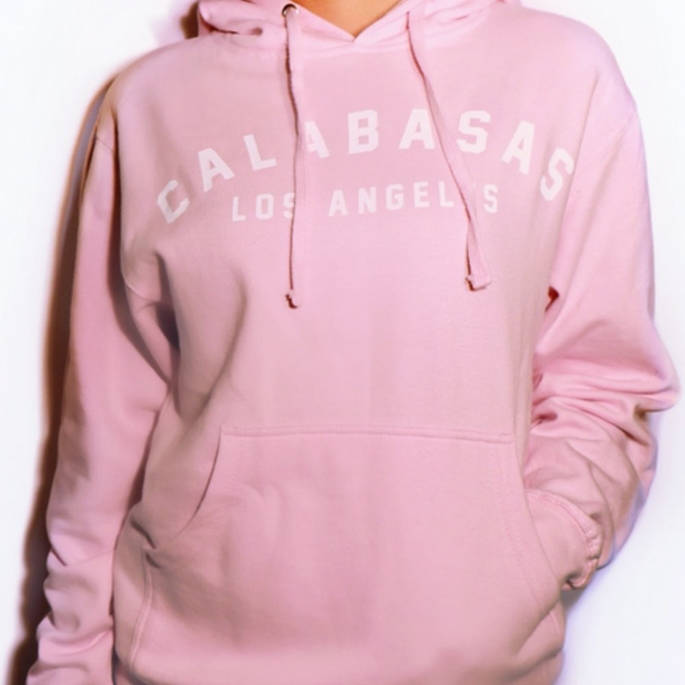 Pink hoodie